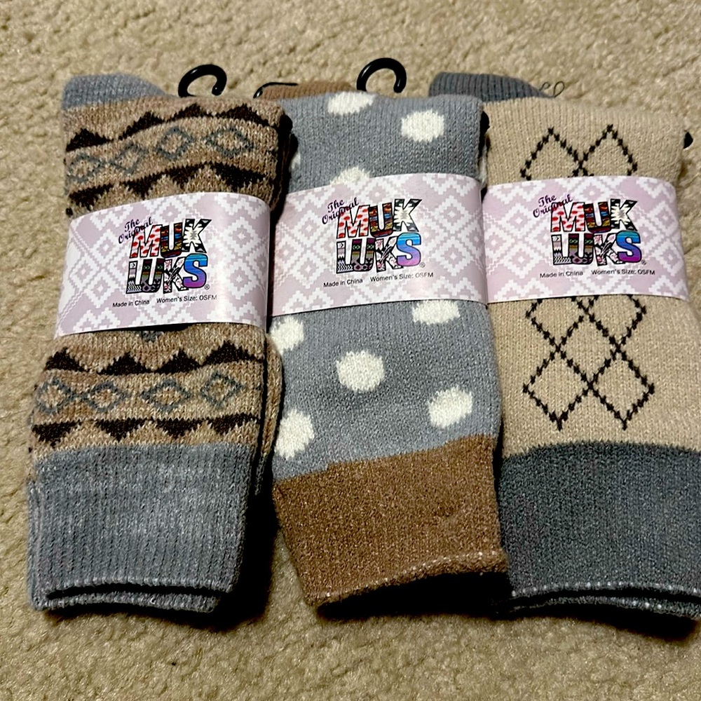 Muk Luks Boot Socks